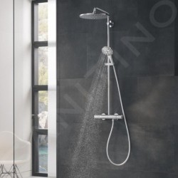 Grohe Rainshower SmartActive - Colonne de douche 310 avec mitigeur thermostatique, 9,5 l/min, 3 jets, chrome 26648000