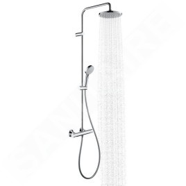 Hansgrohe Vernis Blend - Set de douche Showerpipe 200 avec thermostat, Green, chrome 26318000