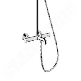 Hansgrohe Vernis Blend - Set de douche Showerpipe 200 avec thermostat de bain, chrome 26274000