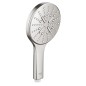 Grohe Rainshower SmartActive - Pommeau de douche 130 9,5 l/min, 3 jets, supersteel 26574DC0
