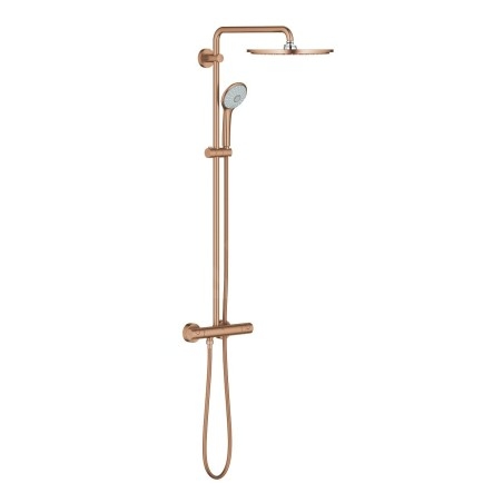 Grohe Euphoria - Set de douche avec thermostat, 310 mm, Warm Sunset brossé 26075DL0