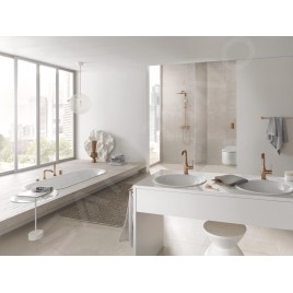 Grohe Euphoria - Set de douche avec thermostat, 310 mm, Warm Sunset brossé 26075DL0