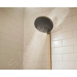 Hansgrohe Pulsify S - Set de douche avec thermostat, diamètre 26 cm, 3 jet, bronze brossé 24240140