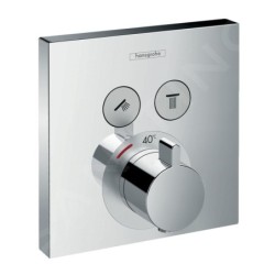 Hansgrohe Raindance E - Set de douche 300, avec thermostat ShowerSelect encastré, chrome 27952000