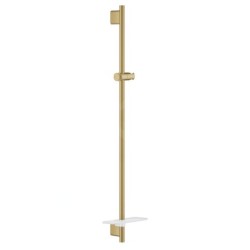 Grohe Rainshower SmartActive - Barre de douche avec tablette, 900 mm, Cool Sunrise brossé 26603GN0