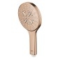 Grohe Rainshower SmartActive - Douche de tête 130 9,5 l/min, 3 jets, Warm Sunset brossé 26574DL0
