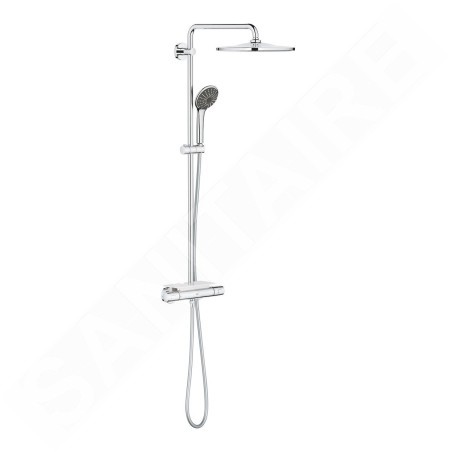Grohe Vitalio Joy - Set de douche 310 avec thermostat et étagère, chrome 26401001