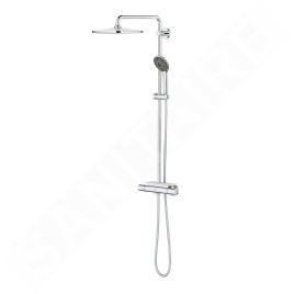 Grohe Vitalio Joy - Set de douche 310 avec thermostat et étagère, chrome 26401001
