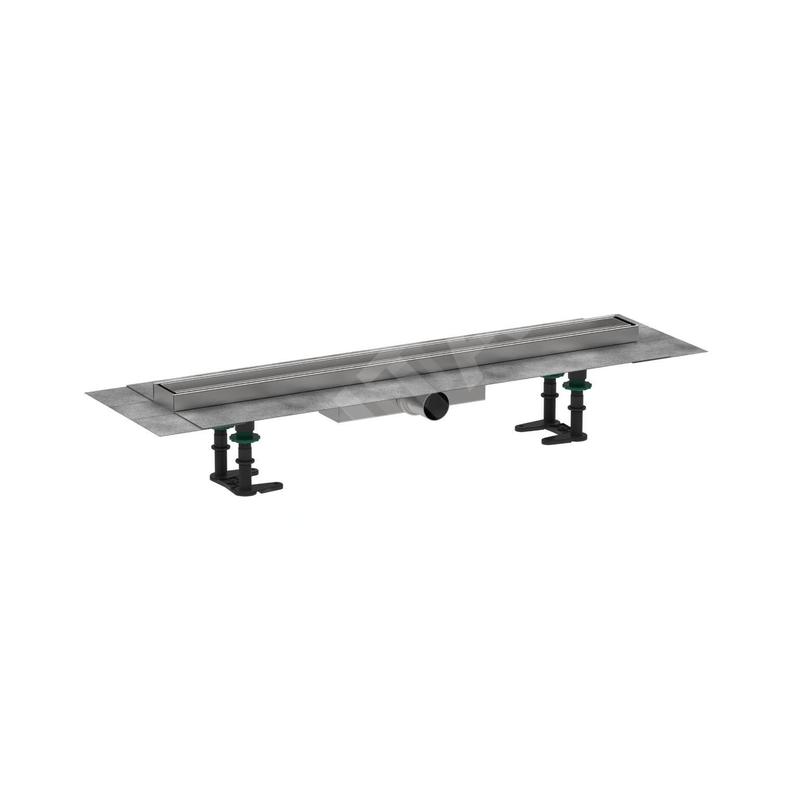 Hansgrohe RainDrain Compact - Caniveau de douche 70 cm pour insertion de carreaux, avec grille 56165000