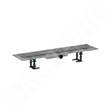 Hansgrohe RainDrain Compact - Caniveau de douche 70 cm pour insertion de carreaux, avec grille 56165000