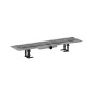 Hansgrohe RainDrain Compact - Caniveau de douche 70 cm pour insertion de carreaux, avec grille 56165000