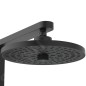 Ideal Standard ALU+ - Set de douche avec mitigeur, diamètre 26 cm, 2 jets, noir soyeux BD584XG