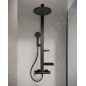 Ideal Standard ALU+ - Set de douche avec mitigeur, diamètre 26 cm, 2 jets, noir soyeux BD584XG