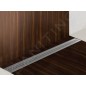 Alcadrain Douchegoten - Bac à douche Simple 950 mm, avec bord pour grille perforée, grille incluse, tapis en acier inoxydable