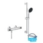 Grohe Precision Flow - Set de douche avec mitigeur thermostatique, chrome 34800001