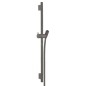 Hansgrohe Unica'S - Barre de douche 650 mm avec flexible, noir chromé brossé 28632340