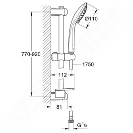 Grohe Euphoria - Set de douche Duo, chrome 27225001