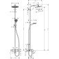 Hansgrohe Crometta - Mitigeur de baignoire thermostatique Showerpipe S 240, chrome 27320000