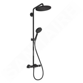 Hansgrohe Croma Select S - Set de douche Showerpipe S 280 avec thermostat, noir mat 26890670