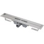 Alcadrain Douchegoten - Caniveau de douche 950 mm, avec rebord pour grille perforée, inox APZ1-950 Alcadrain Douchegoten - Caniveau de douche 950 mm, avec rebord pour grille perforée, inox APZ1-950