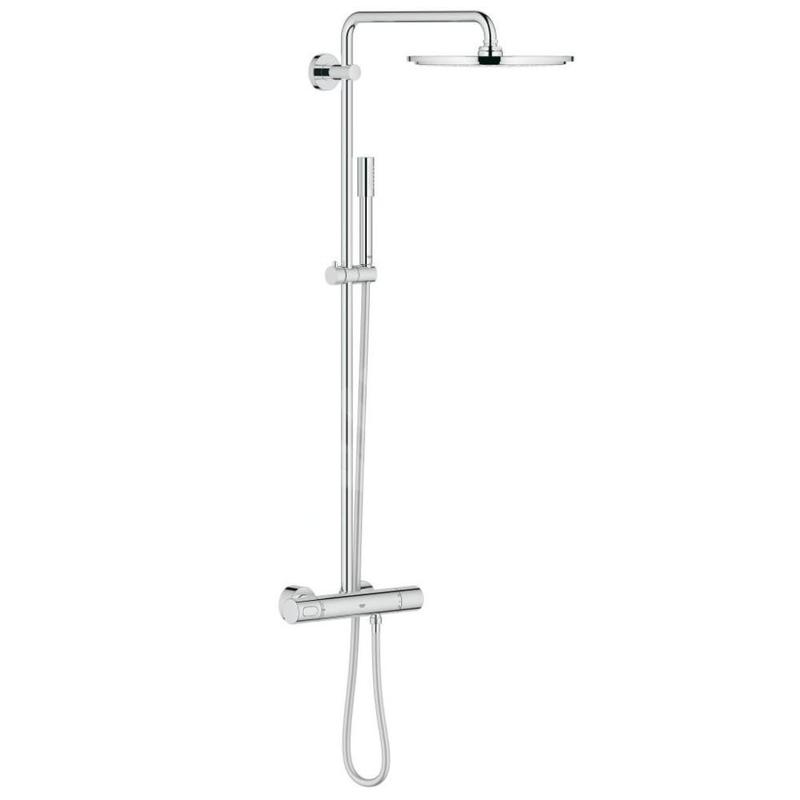 Grohe Rainshower - Set de douche avec thermostat, chrome 27966000 Grohe Rainshower - Set de douche avec thermostat, chrome 27966000