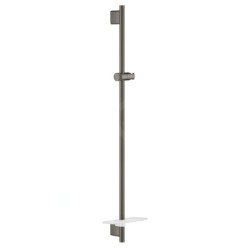 Grohe Rainshower SmartActive - Barre de douche avec tablette, 900 mm, Hard Graphite brossé 26603AL0