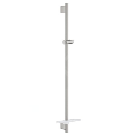 Grohe Rainshower SmartActive - Barre de douche avec tablette, 900 mm, supersteel 26603DC0