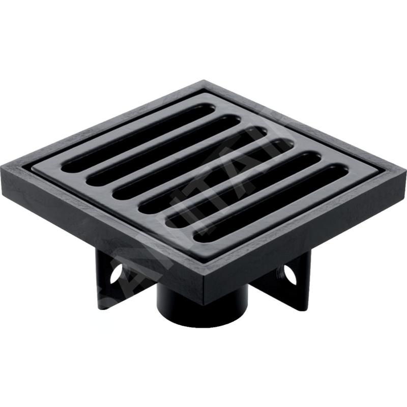 Geberit Accessoires - Siphon de sol PE, avec grille 150x150 mm 361.666.16.1