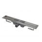 Alcadrain Douchegoten - Caniveau de douche 1150 mm, avec rebord pour grille perforée, acier inoxydable APZ1-1150 Alcadrain Douchegoten - Caniveau de douche 1150 mm, avec rebord pour grille perforée, acier inoxydable APZ1-1150
