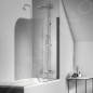 Ideal Standard Cerafine O - Ensemble de douche avec mitigeur de baignoire, diamètre 200 mm, 1 jet, chrome BC749AA
