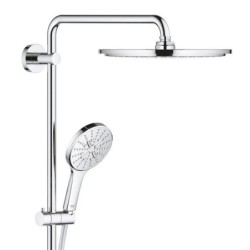 Grohe Rainshower SmartActive - Colonne de douche 310 avec mitigeur thermostatique, 9,5 l/min, 3 jets, chrome 27968001