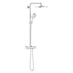 Grohe Rainshower SmartActive - Colonne de douche 310 avec mitigeur thermostatique, 3 jets, chrome 26647000