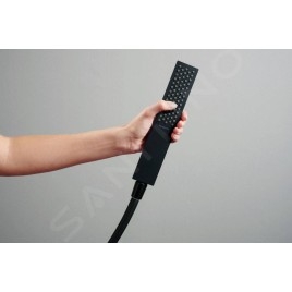 Hansgrohe Pulsify E - Pommeau de douche, EcoSmart+, noir mat 24321670