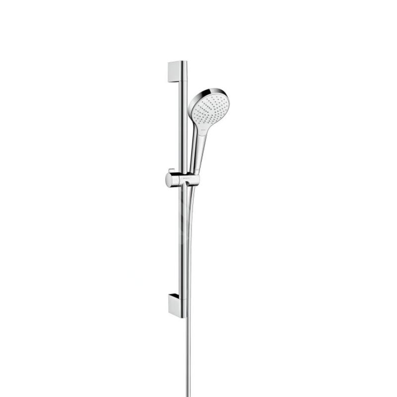 Hansgrohe Croma Select S - Set de douche Vario, 0,65m, blanc/chrome 26562400