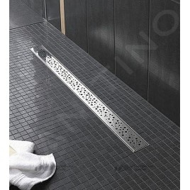 Alcadrain Grilles - Grille pour caniveau à douche linéaire 1450 mm, inox brillant BUBLE-1450L