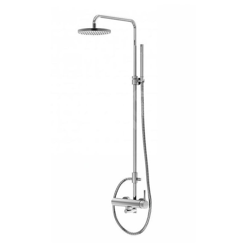 Steinberg 100 - Ensemble de douche avec mitigeur, diamètre 200 mm, chrome 100 2760