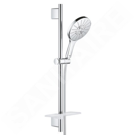 Grohe Rainshower SmartActive - Set de douche de tête 150 9,5 l/min, 3 jets, barre 600 mm et flexible, chrome 26592000