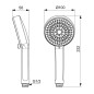 Ideal Standard ALU+ - Pommeau de douche, 2 jets, rosé BD580RO