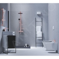 Ideal Standard ALU+ - Set de douche avec mitigeur, diamètre 26 cm, 2 jets, rosé BD584RO