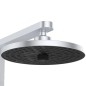 Ideal Standard ALU+ - Set de douche avec mitigeur, diamètre 26 cm, 2 jets, argenté BD584SI