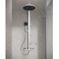 Ideal Standard ALU+ - Set de douche avec mitigeur, diamètre 26 cm, 2 jets, argenté BD584SI