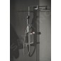 Ideal Standard ALU+ - Set de douche avec mitigeur, diamètre 26 cm, 2 jets, argenté BD584SI