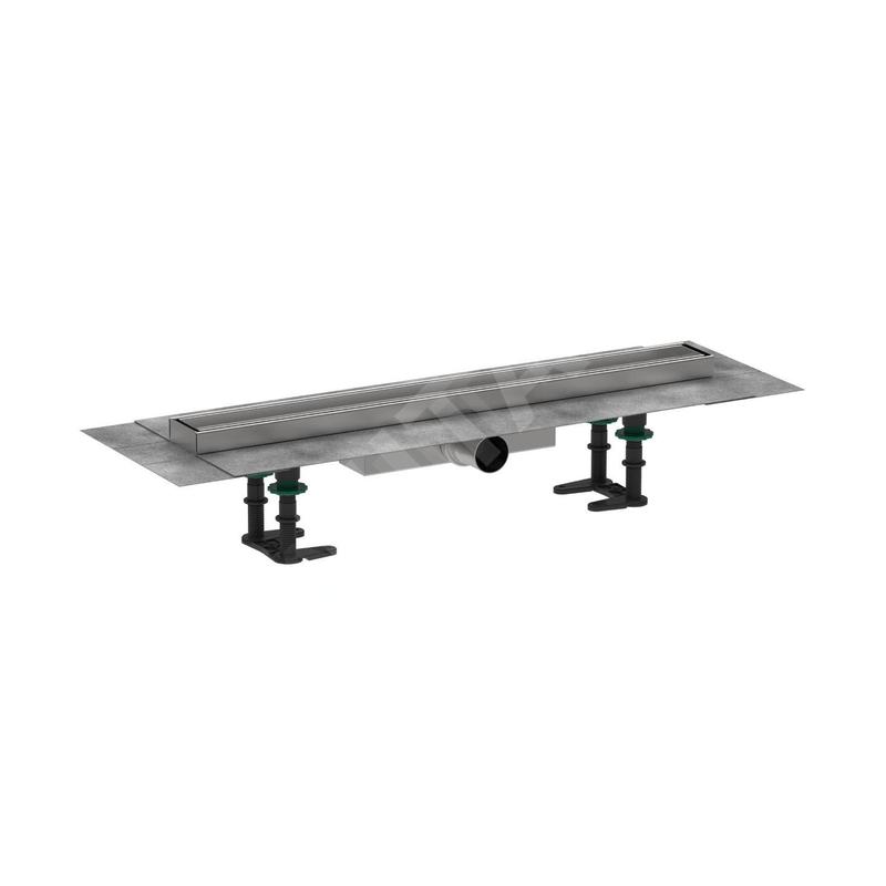 Hansgrohe RainDrain Compact - Caniveau de douche 60 cm pour insertion de carreaux, avec grille 56163000