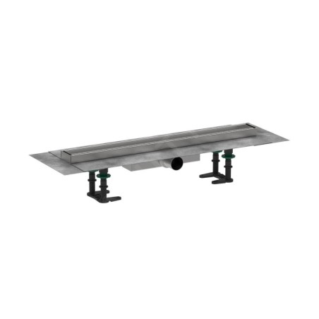Hansgrohe RainDrain Compact - Caniveau de douche 60 cm pour insertion de carreaux, avec grille 56163000
