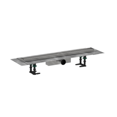 Hansgrohe RainDrain Compact - Caniveau de douche 70 cm pour insertion de carreaux, avec grille 56177000