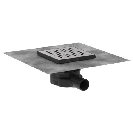 Hansgrohe RainDrain Point - Bonde de sol, 15 x 15 cm, inox brossé 56248800