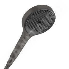 Hansgrohe Rainfinity - Pommeau de douche 130, 3 jets, EcoSmart, chrome noir brossé 26865340