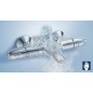 Grohe Rainshower SmartControl - Set de douche Dual encastré avec thermostat, 360 mm, chrome 26443000