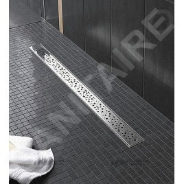 Alcadrain Grilles - Grille pour caniveau à douche linéaire 1050 mm, inox mat BUBLE-1050M