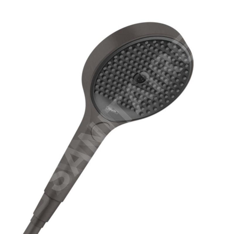 Hansgrohe Rainfinity - Pommeau de douche 130, noir chromé brossé 26864340
